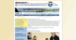 Desktop Screenshot of hohnstorf.de